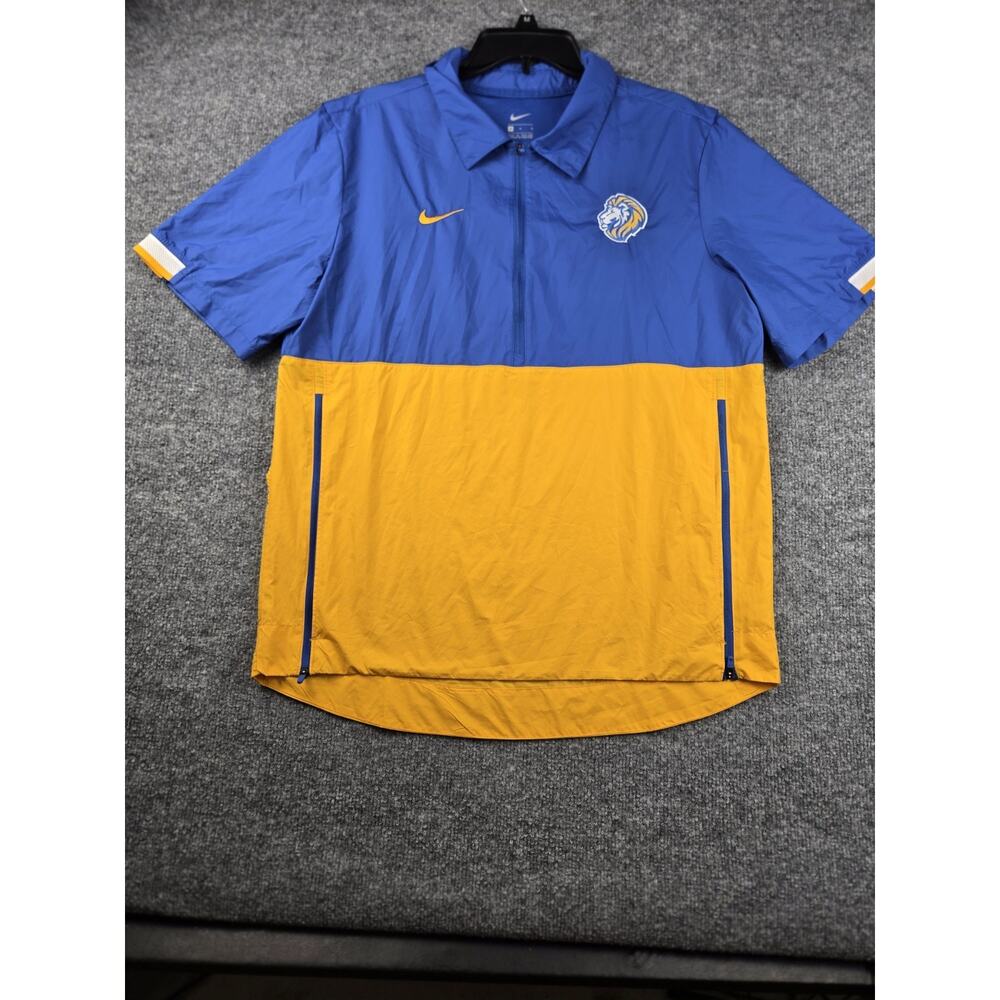 Nike Team Short Sleeve Quarter Zip Windshirt Jacket Men's Medium #584